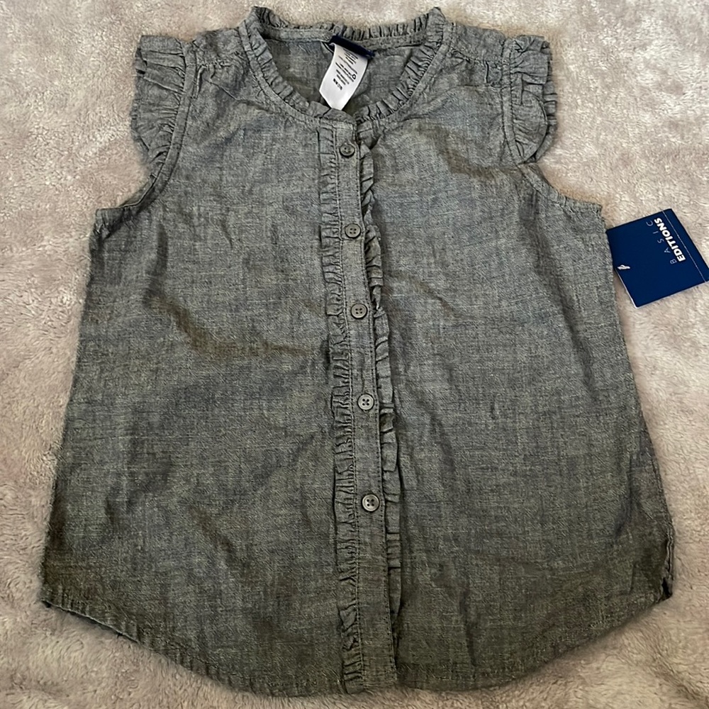 Basic editions girl top size 7/8